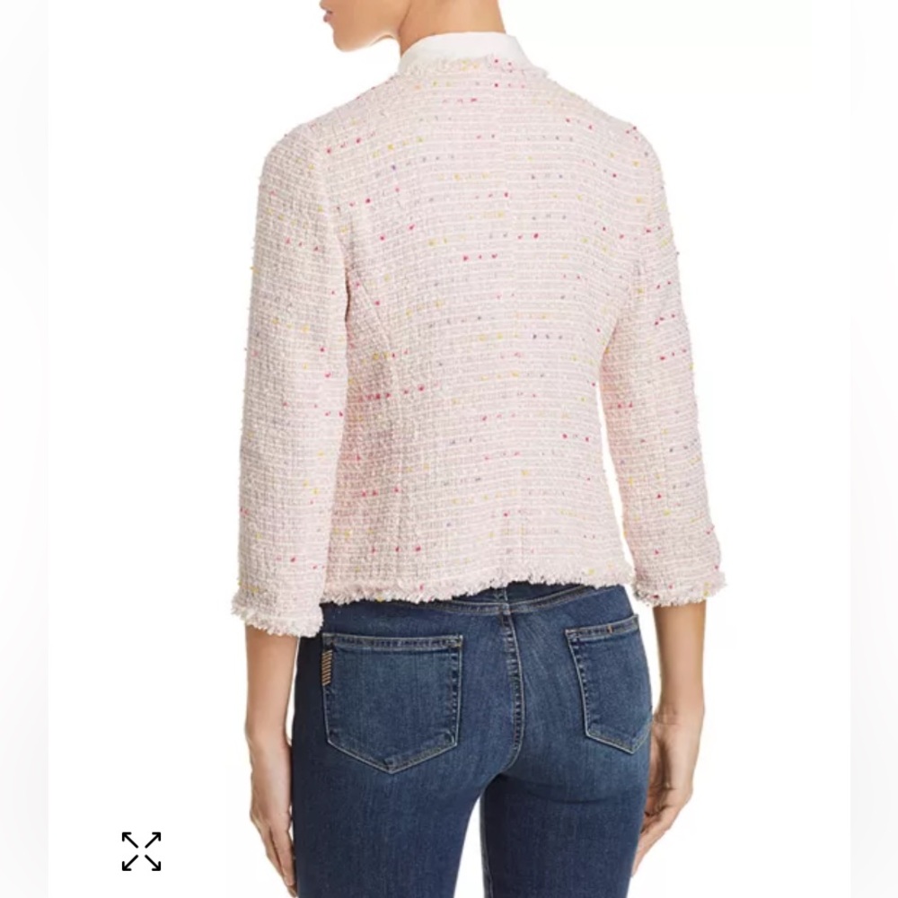 Kate Spade Multicolour Tweed Preppy Career Spring Summer Girly Blazer Size 0 - Picture 2 of 10
